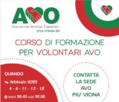 Opportunità formative on line per aspiranti volontari AVO della Regione Emilia Romagna e Pesaro