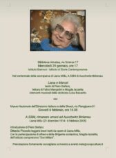 Liana e Marcel: letture alla Biblioteca Ariostea per il ventennale della scomparsa di Liana Millu, A5384 di Auschwitz-Birkenau
