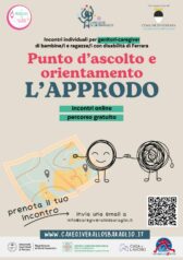 Punto d’ascolto e orientamento “L’Approdo” per genitori-caregiver di minori con disabilità