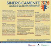 Sinergicamente 2025/al via le iscrizioni ai nuovi laboratori aperti alla cittadinanza