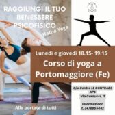 Aperte le iscrizioni al corso di yoga presso Le Contrade APS di Portomaggiore