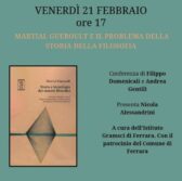 Conferenza "Martial Gueroult e il problema della filosofia"