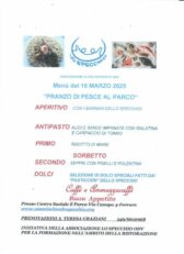 Pranzo di pesce al Parco con l'Associazione Lo Specchio
