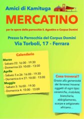Mercatino degli Amici di Kamituga alla Parrocchia del Corpus Domini a Ferrara: scopri le prossime date