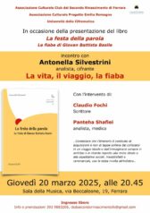 La festa della parola. Le fiabe di Giovan Battista Basile: presentazione del libro di Antonella Silvestrini