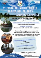 1° Festa del Volontariato di Riva del Po 2025