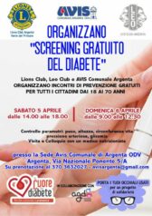 Screening gratuito del diabete