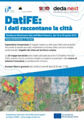 "DatiFe": in mostra le mappe che raccontano l'impatto del clima sul territorio urbano
