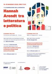 Hannah Arendt tra letteratura e politica: due incontri per narrare la memoria
