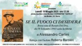 Presentazione libro “Se il fuoco ci desidera” alla Cooperativa Castello