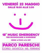 18° Music Emergency: 'per ricominciare a sorridere'