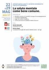Incontro informativo "La salute mentale come bene comune" del Gruppo La Formica