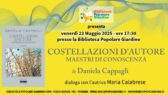 Alla Biblioteca Popolare Giardino presentazione del libro COSTELLAZIONI D’AUTORE. Maestri di conoscenza di Daniela Cappagli
