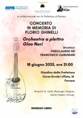 Concerto dell’Orchestra a Plettro "Gino Neri" in memoria del Dott. Florio Ghinelli