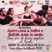 Una sera d’estate al Fienile di Baura: apericena e danze popolari sotto le stelle